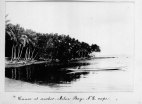 Canoe at anchor, Milne Bay
